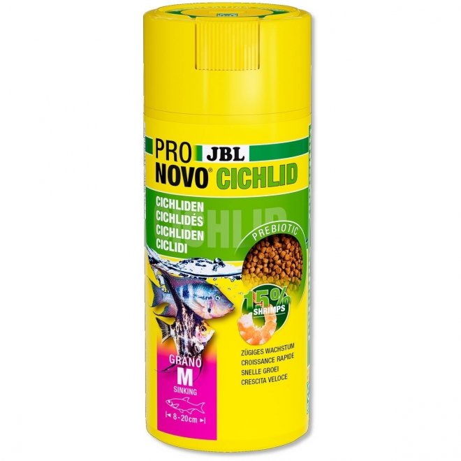 JBL Pronovo Cichlid Grano M Fiskefôr 250 ml
