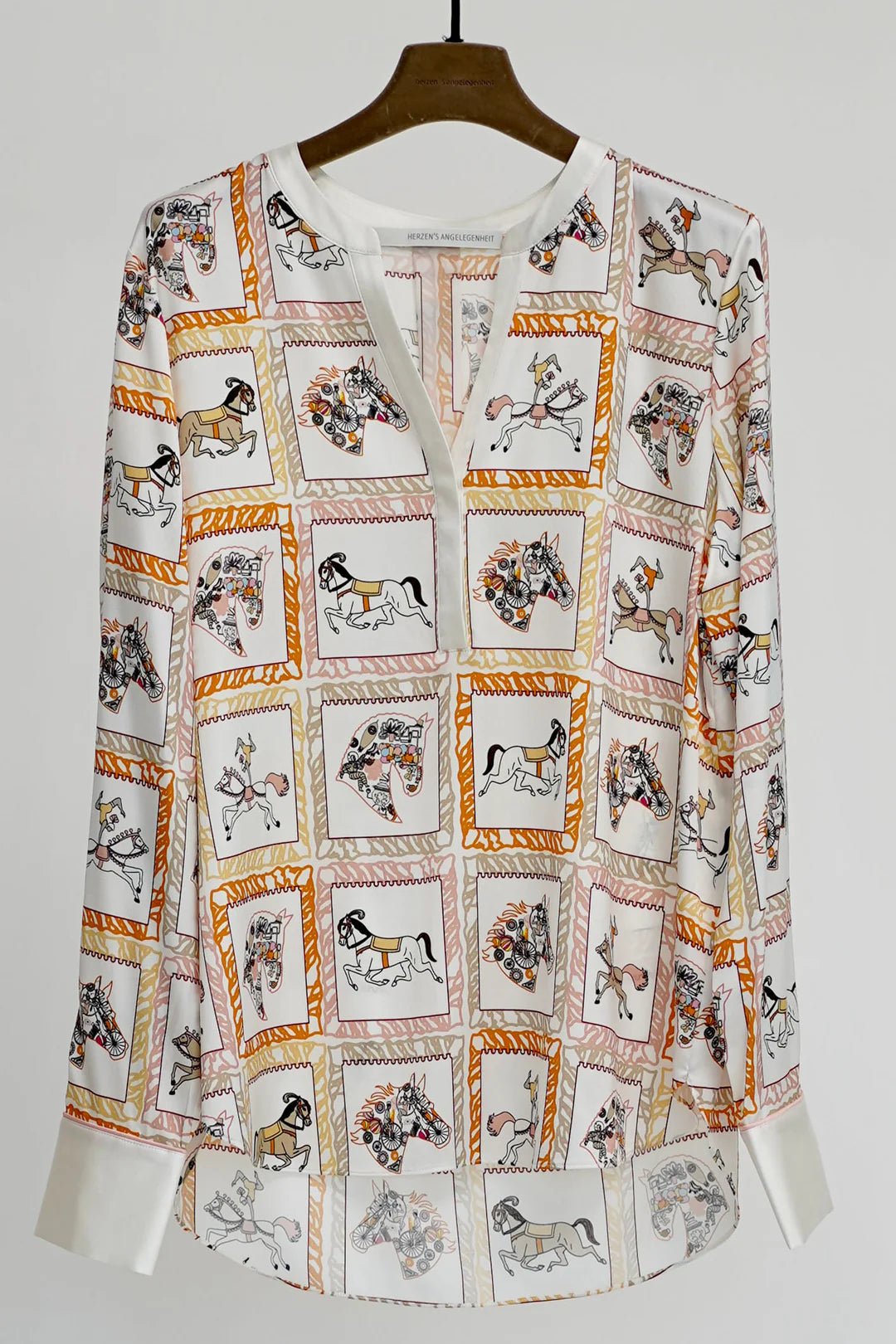 Marigold Gallop Silk Tunic