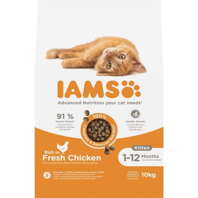Iams for Vitality Cat Kitten Chicken