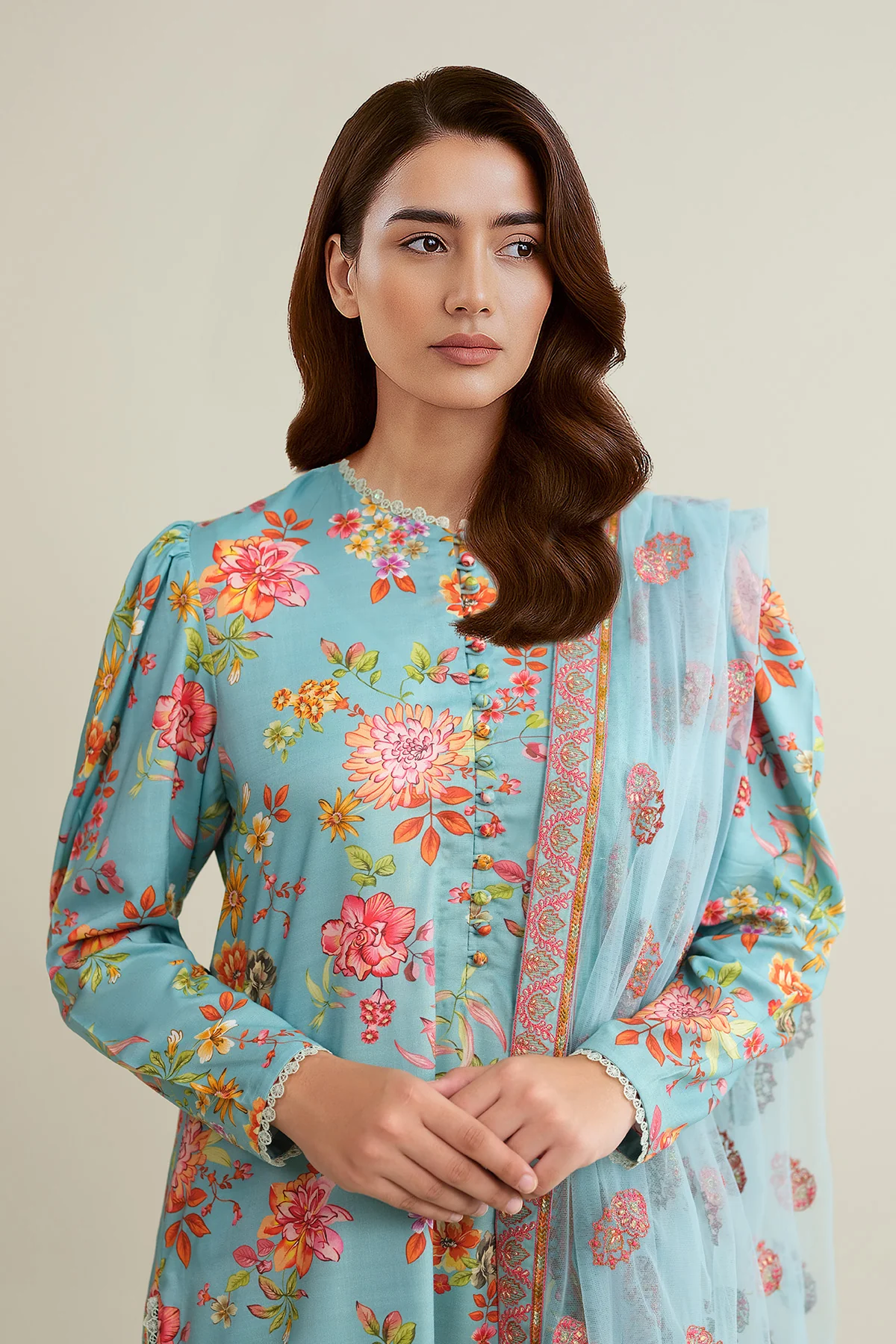 RAW SILK | EMBROIDERED