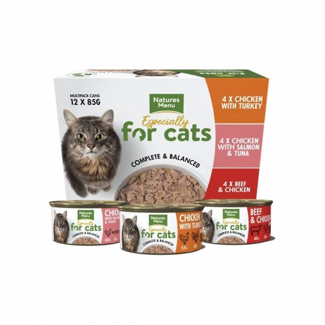 Natures Menu Cat Adult Multipack, 12x85 g