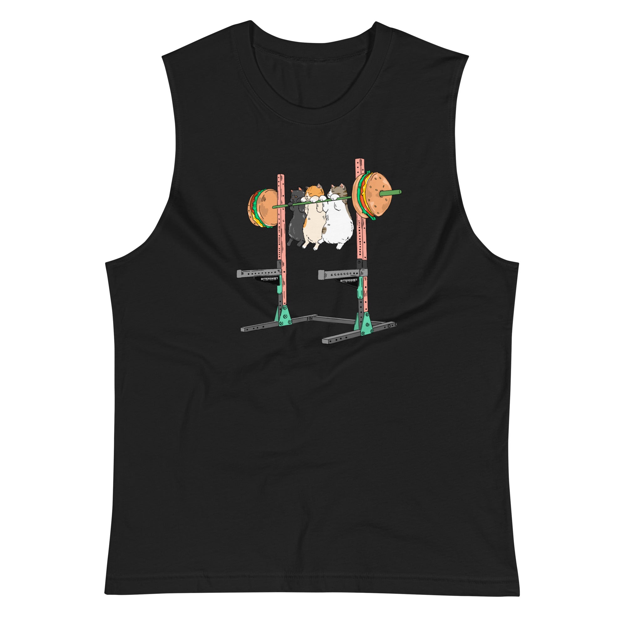 Squat Stand Challenge Tank top. Gym tanks. Sport tanks. Cat T shirt tanks
