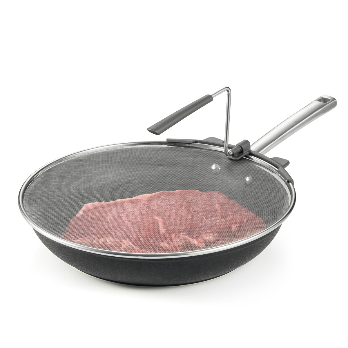 Ochranné síto se sklápěcí rukojetí GrandCHEF ø 30 cm
