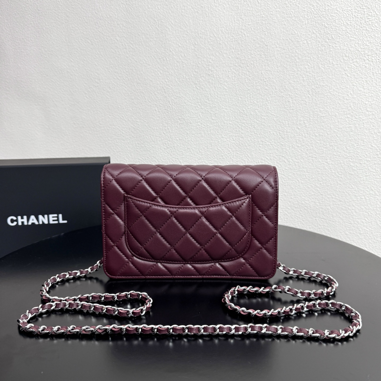 Classic Wallet on Chain（Burgundy） - Mocuir