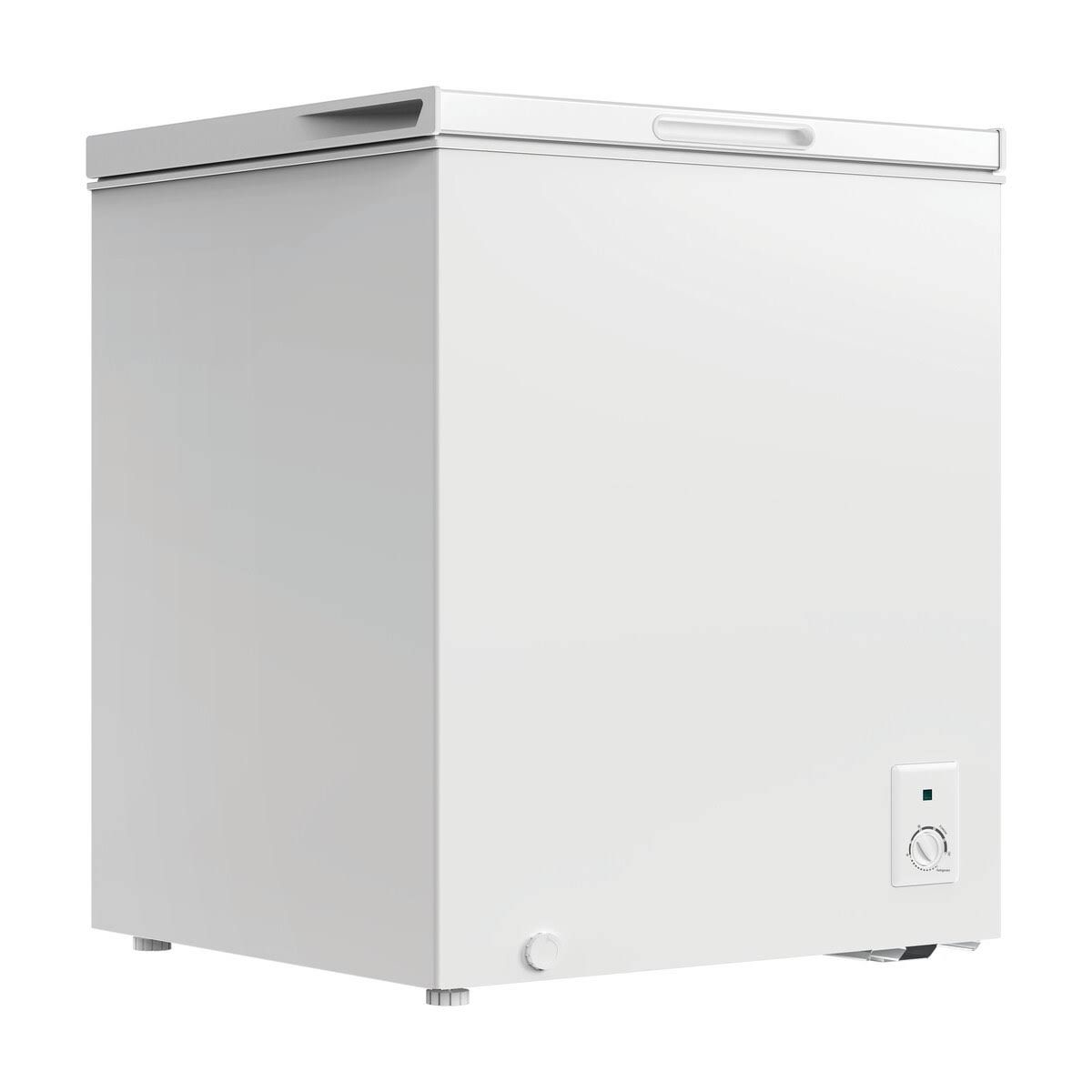 aro Congelatore a pozzetto CF1420E, 63.5 x 55.6 x 83.5 cm, 142 L, da 5°C a -24°C, sbrinamento manuale, classe energetica E, cestello incluso, bianco