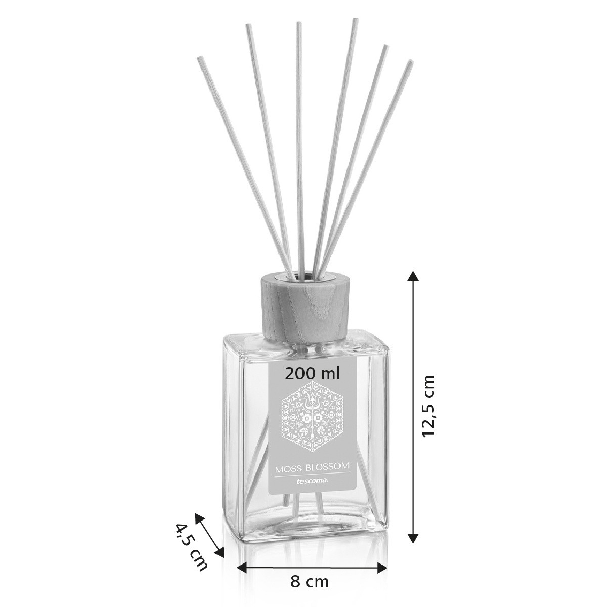 Vonný difuzér FANCY HOME 200 ml, Mechový květ