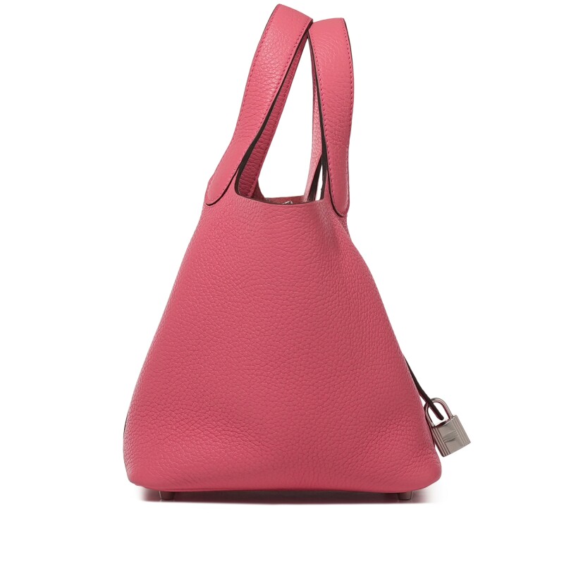 Rose Azalée Clemence Picotin Lock 18 Palladium Hardware