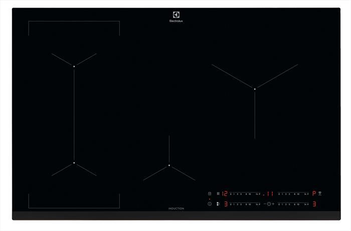 ELECTROLUX - Piano cottura induzione CIL83441 78 cm-Nero