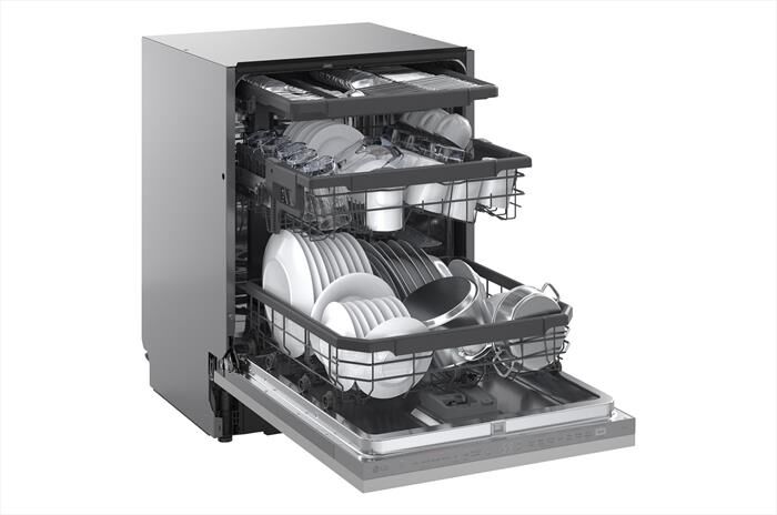 LG - QUADWASH DB375TXS-Noble Steel