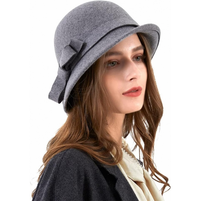 Ladies Wool Felt Bucket Hat