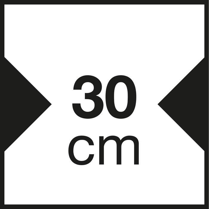 GLEM GAS - Piano cottura induzione GTI322 29 cm-Nero Lucido