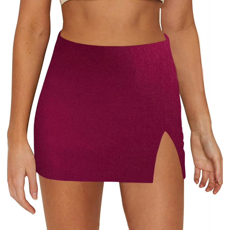 Black Mini Skirt Women's High