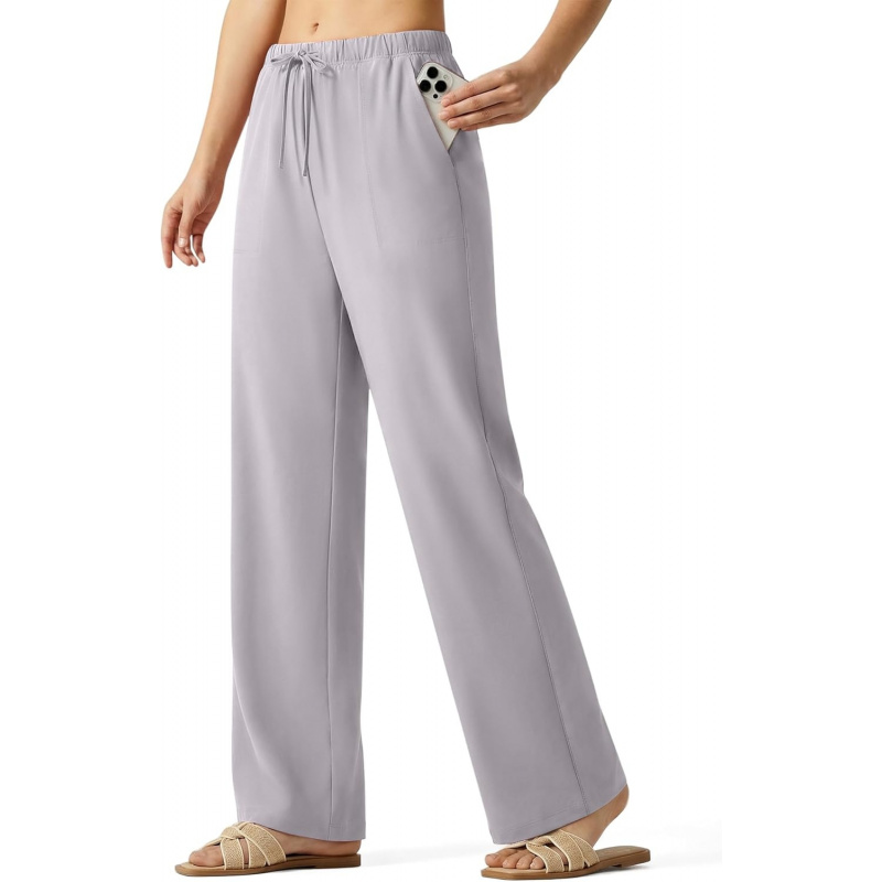 Chillwhisp Drawstring Wide Leg Pants Women