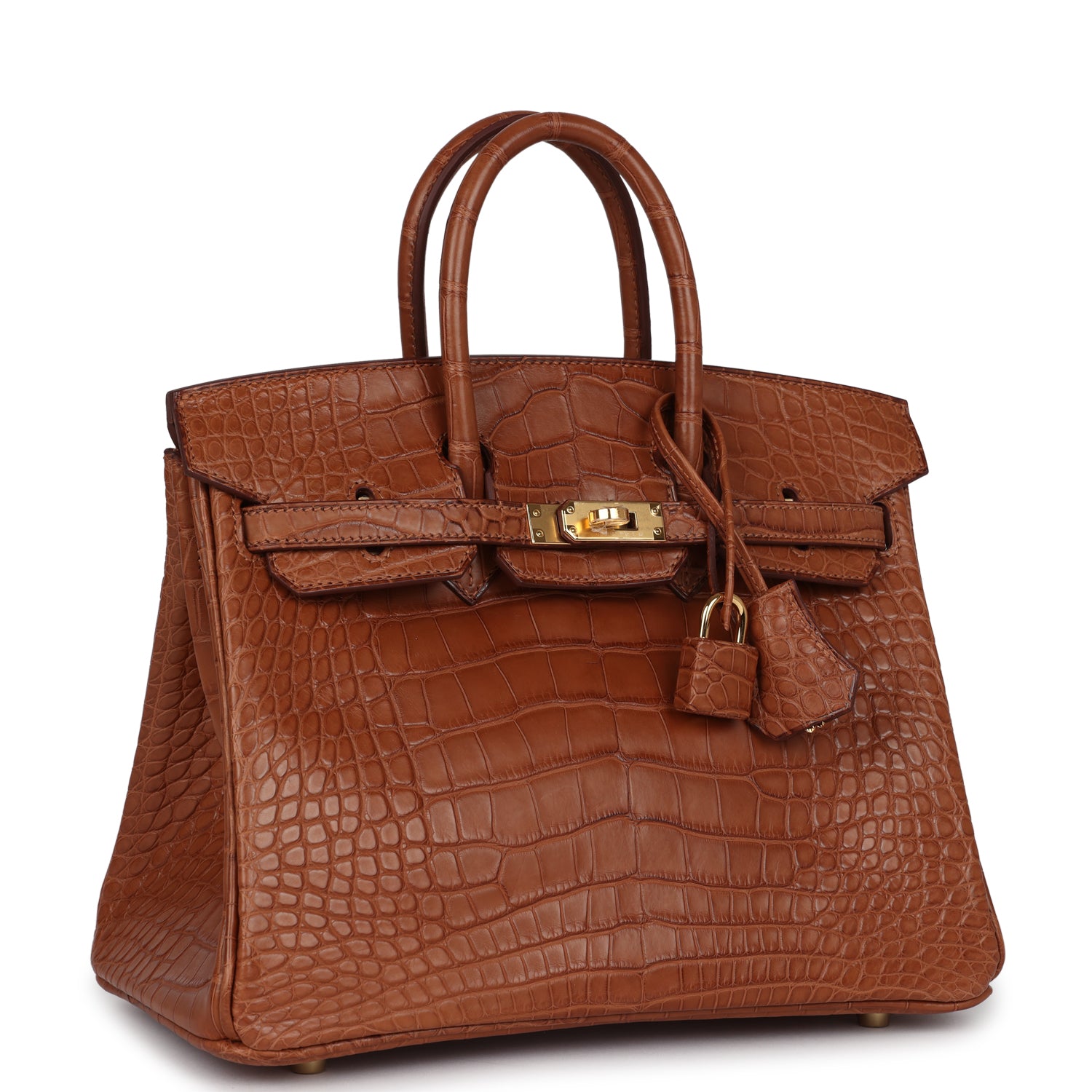 Birkin 25 Gold Matte Alligator Gold Hardware