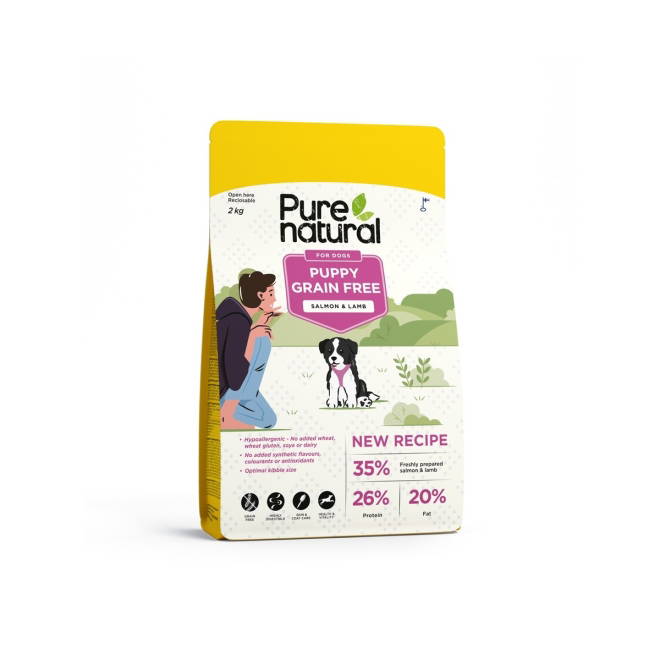 Purenatural Dog Puppy GF Salmon & Lamb