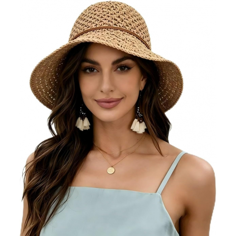 Women Wide Brim Sun Hat