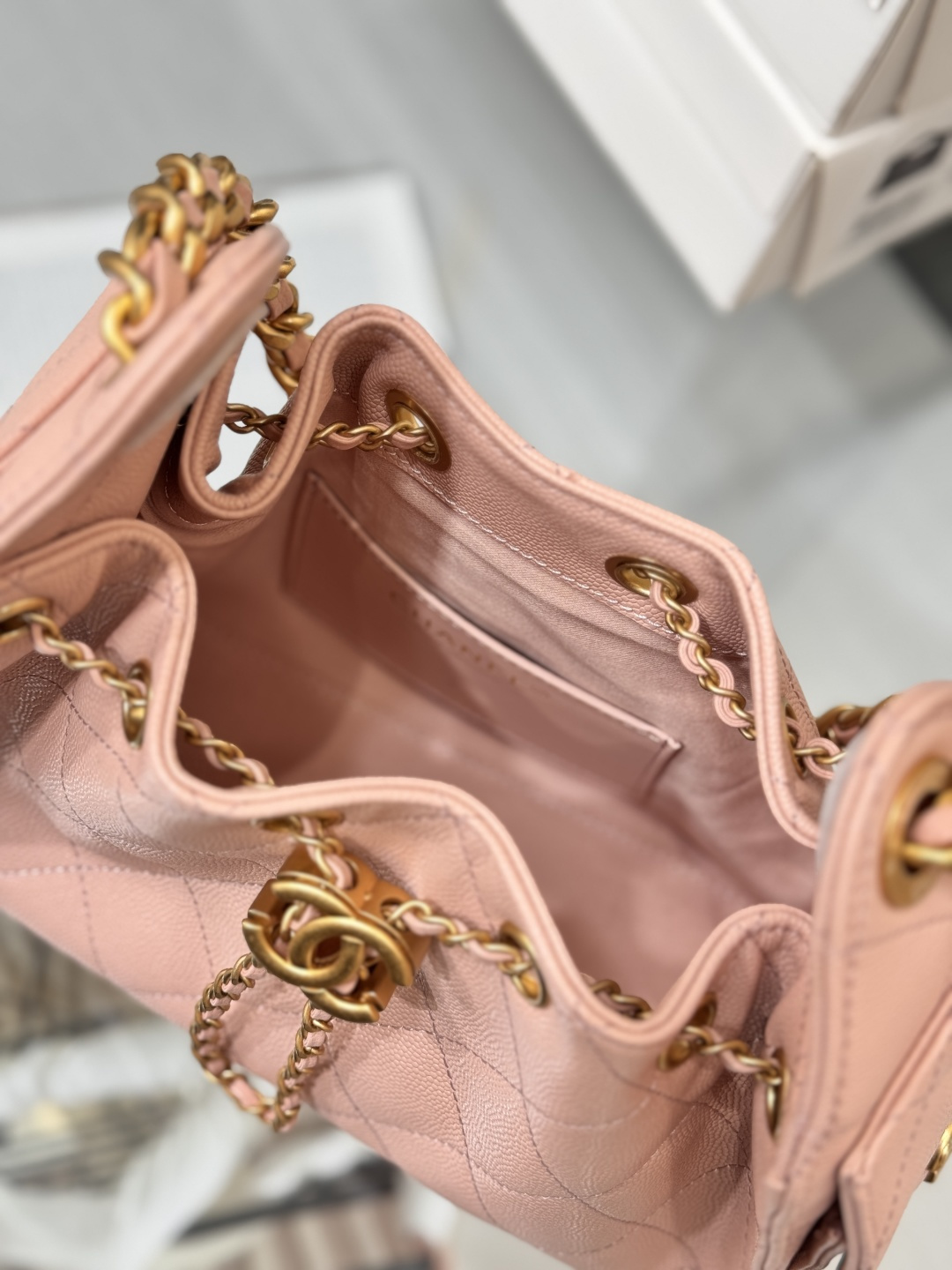 25Bag Mini Drawstring Bag（Pink） - Mocuir