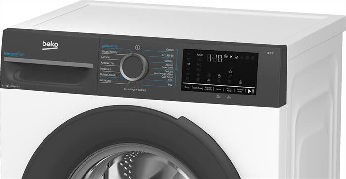 BEKO - Lavatrice EnergySpin 7Kg Classe A BMEUWSU4721A-Black White