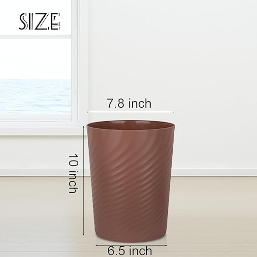 SMARTTOSS Plastic Trash Can Wastebasket