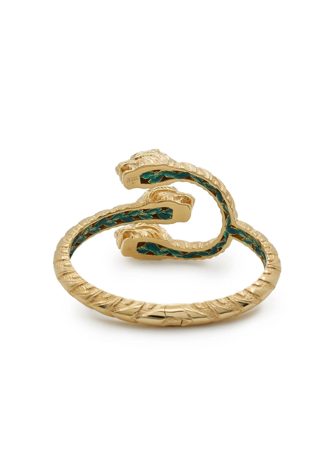 Double Leopard Head Gilded Bracelet