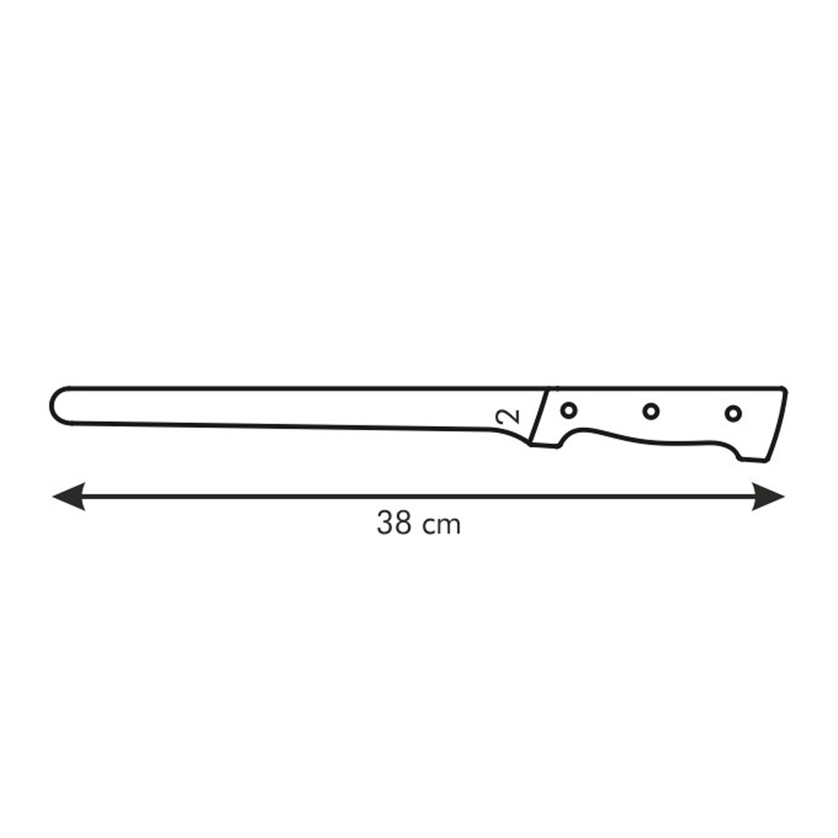 Nůž na šunku HOME PROFI 25 cm