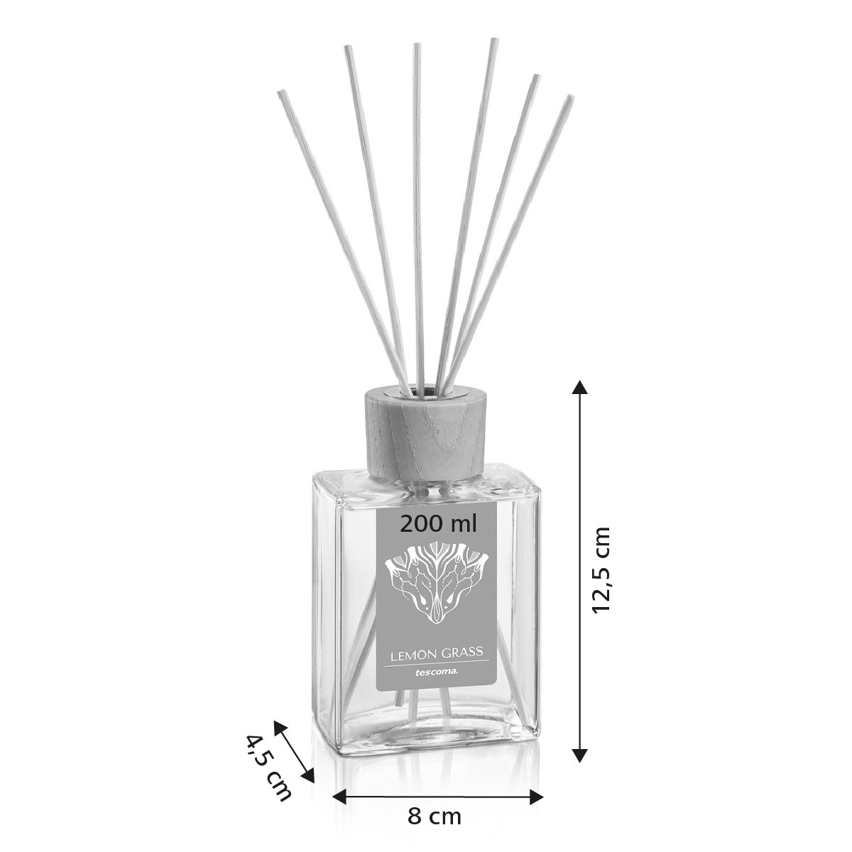 Vonný difuzér FANCY HOME 200 ml, Citronová tráva