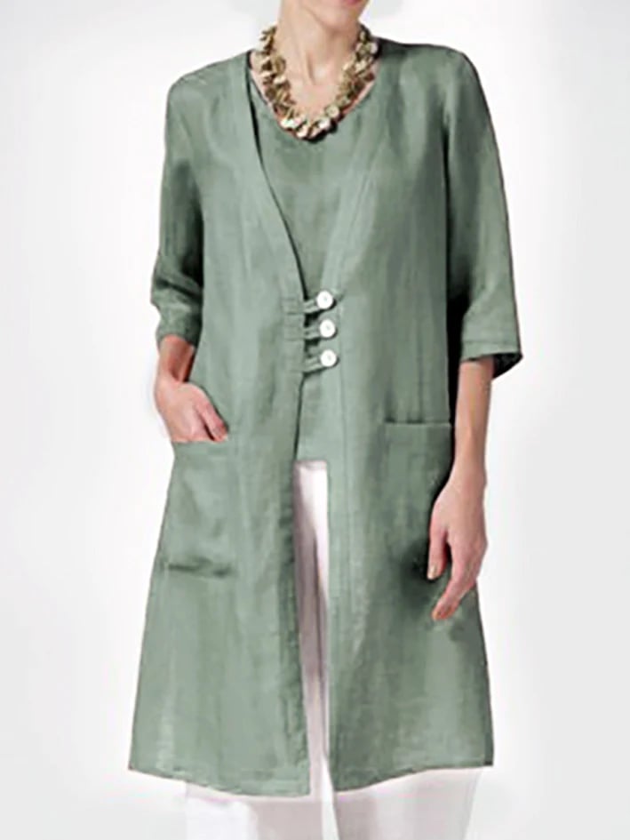 Cotton- Linen Cardigan