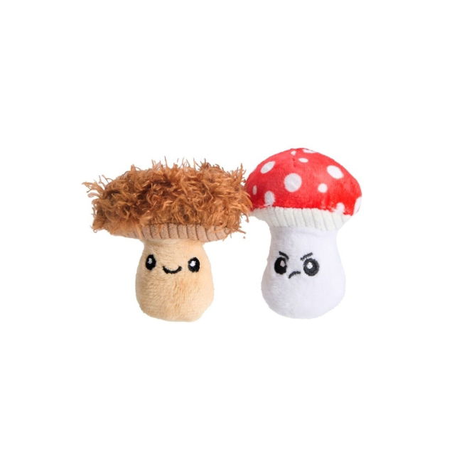 Little&Bigger Mushroom Love Fluesopp & Skjeggriske 2-pk