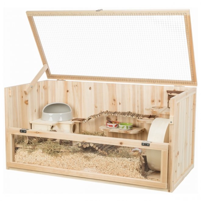 Trixie trebur med plexiglass til hamster, mus eller ørkenrotte