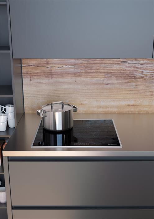 GLEM GAS - Piano elettrico - vetroceramica GTH64TCIX2-Nero Lucido