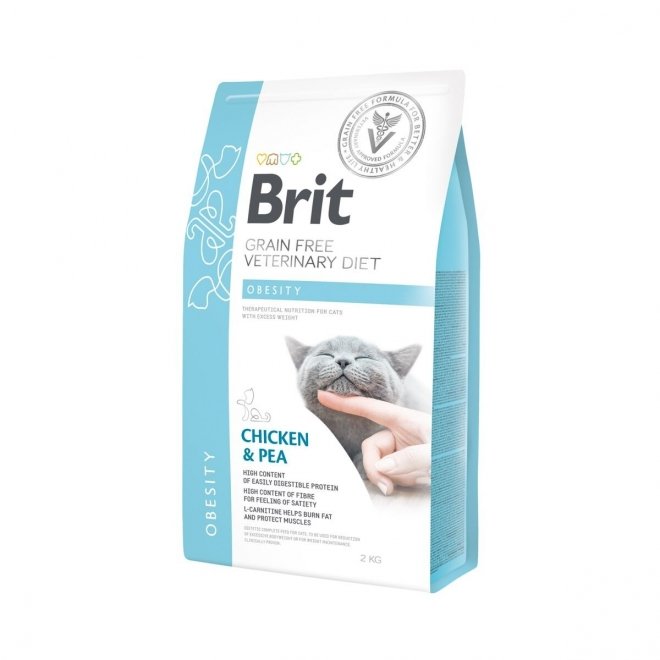 Brit Veterinary Diet Cat Obesity Grain Free Chicken & Pea