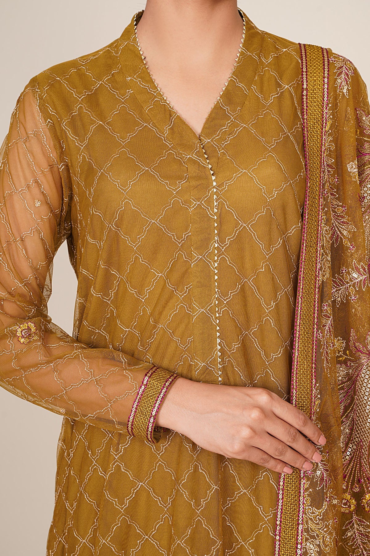 POLY NET | EMBROIDERED