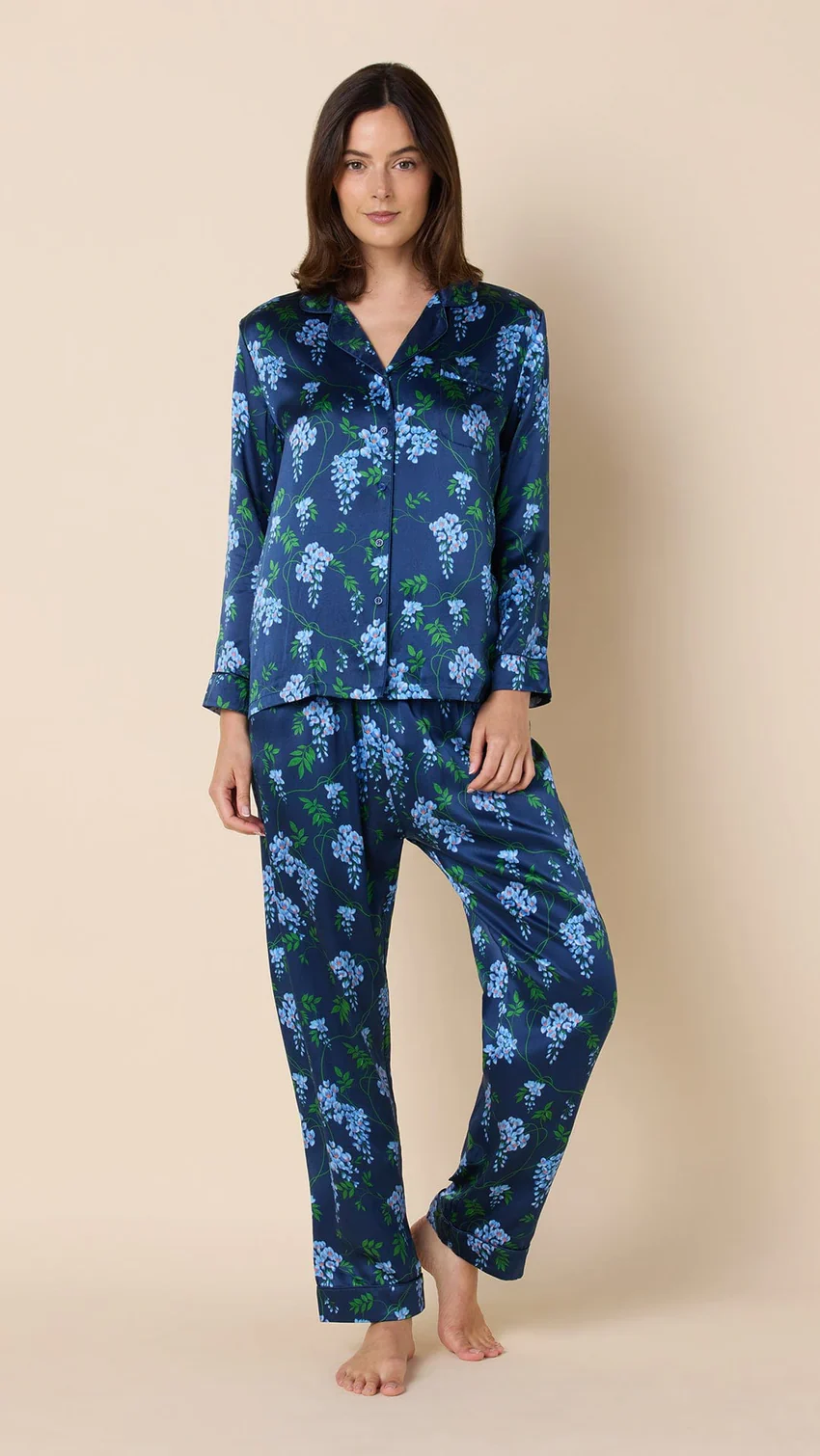 The Cat's Pajamas Cascadia Silk Pajamas