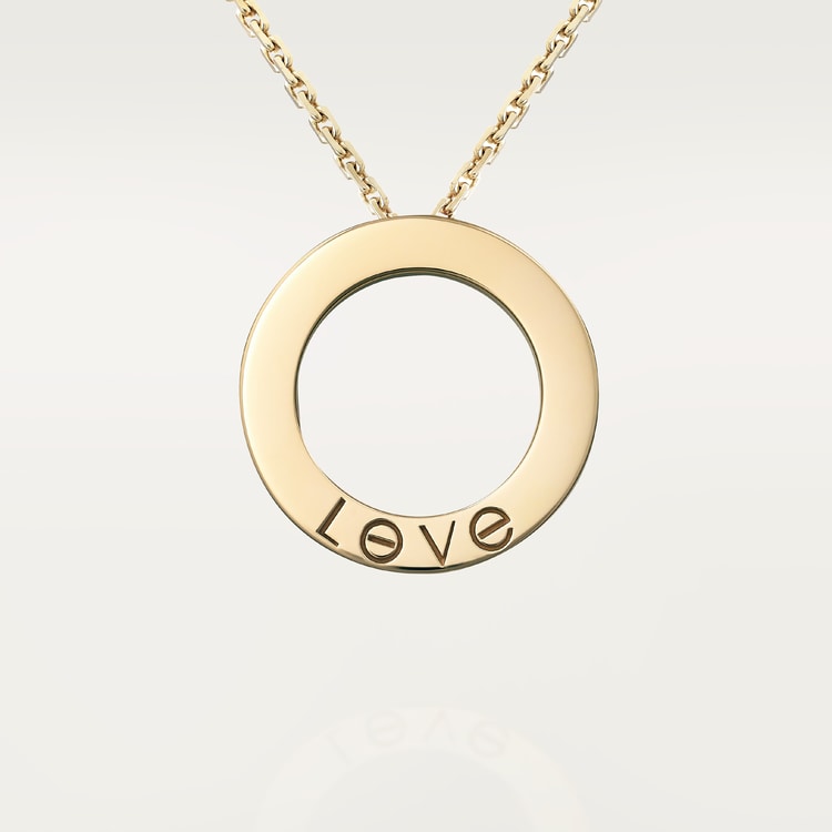 LOVE pendant, paved
