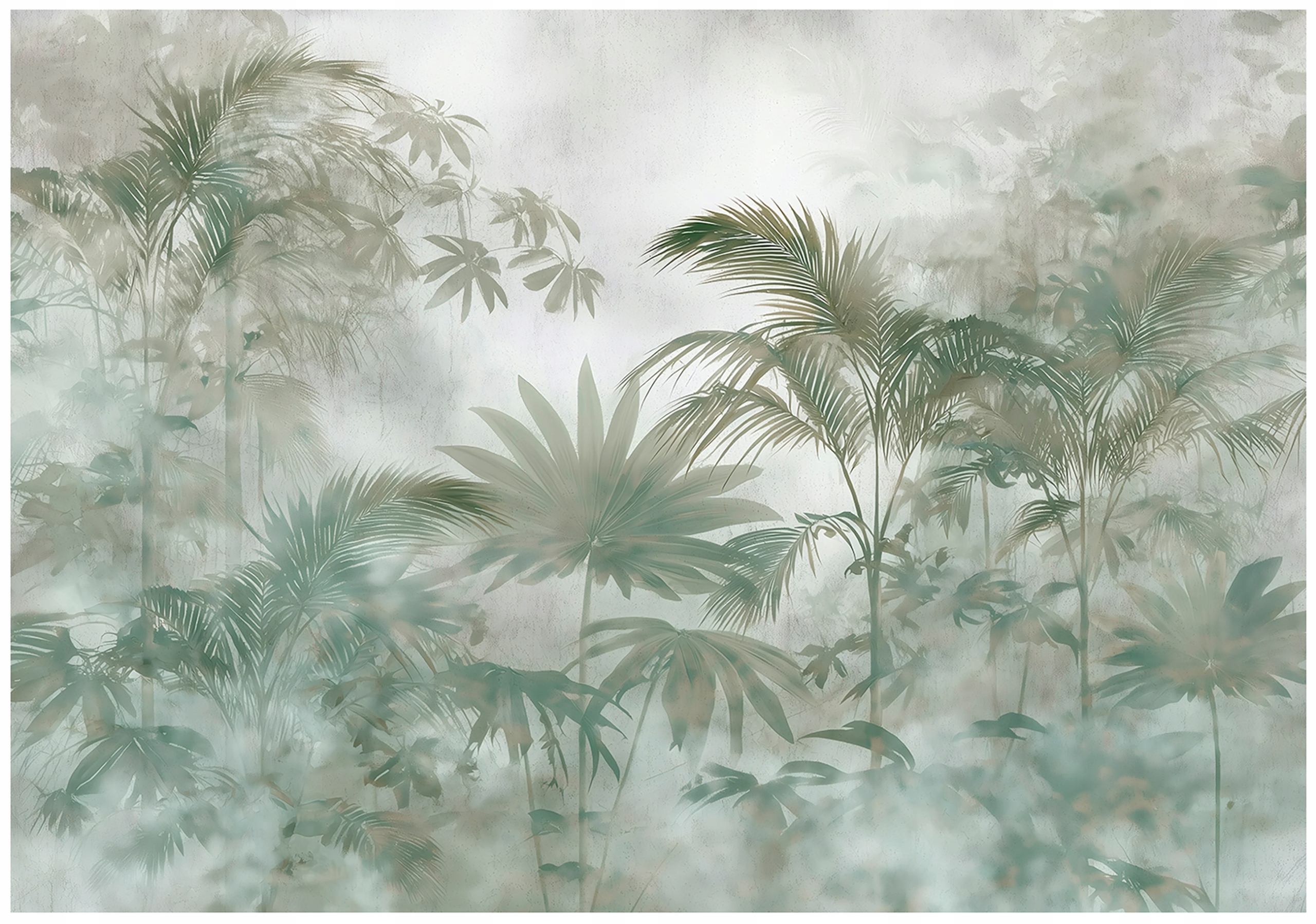 Jungle loft forest concrete nature wall mural for bedroom living room