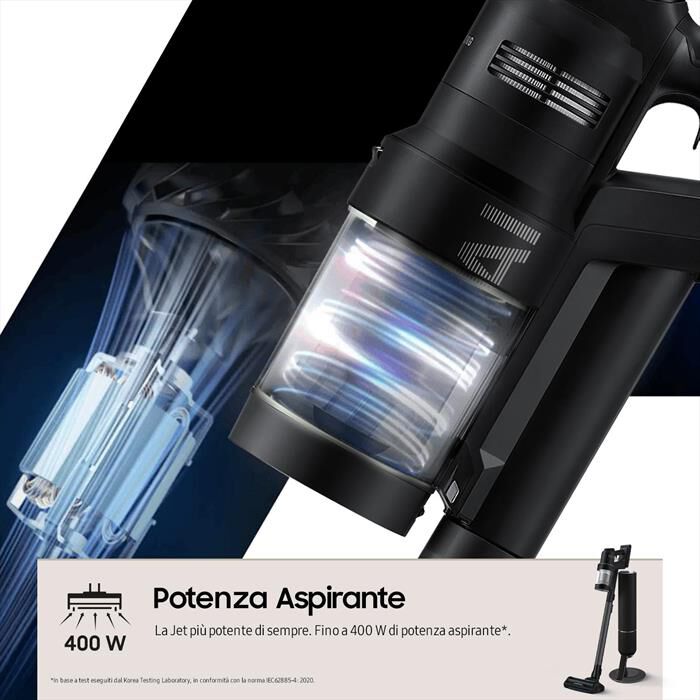 SAMSUNG - Scopa elettrica VS90F40DEK/WA-Satin black