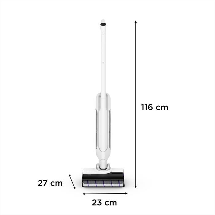 ROWENTA - Lavapavimenti senza fili GZ7035WO-Bianco/Argento