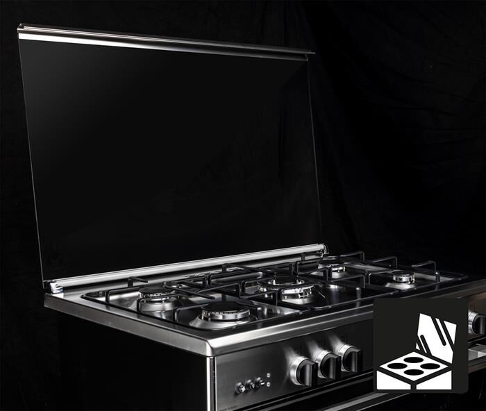 GLEM GAS - Cucina SA765MI6 Classe A-Inox