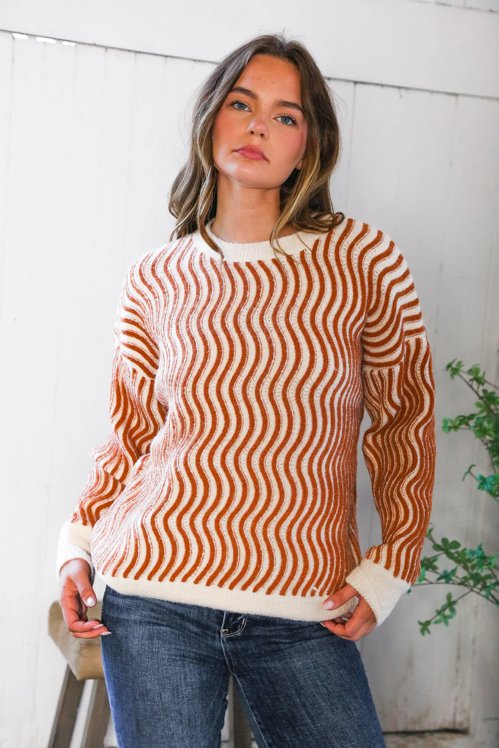 Cinnamon Swirls Cozy Pullover
