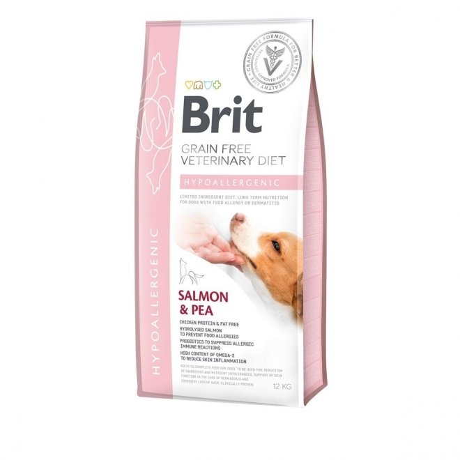 Brit Veterinary Diet Dog Hypoallergenic Grain Free Salmon & Pea