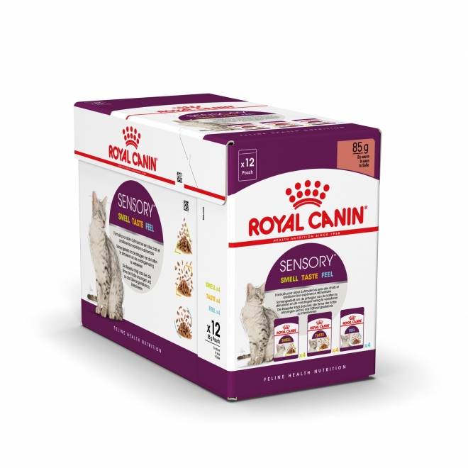 Royal Canin Sensory Mixed Box Gravy Adult våtfôr til katt 12x85g