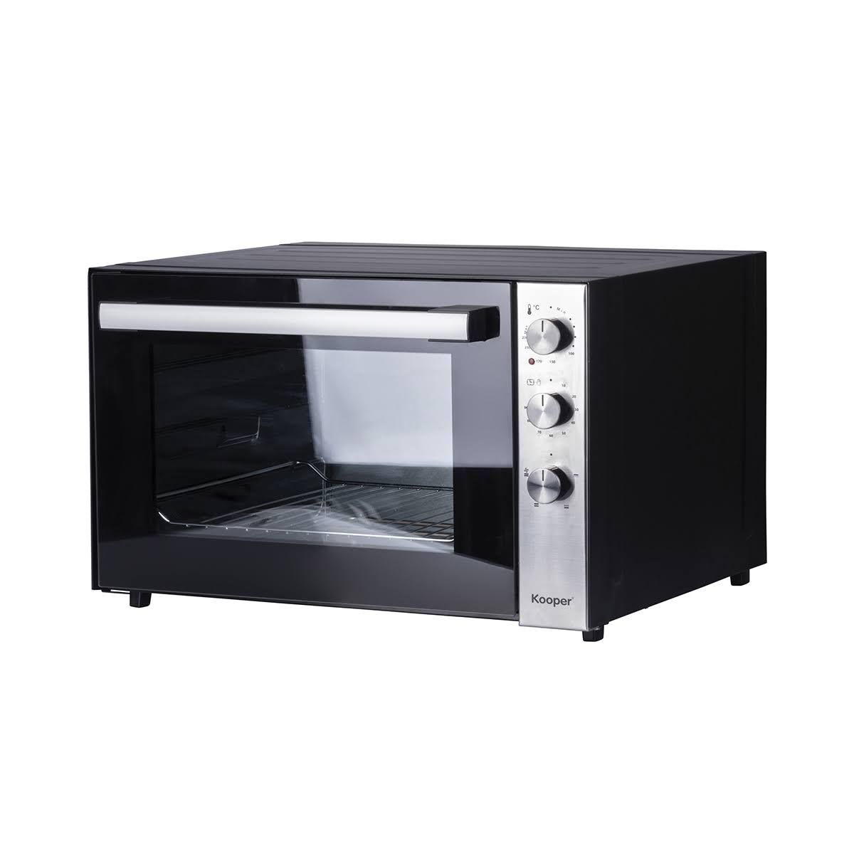 Kooper Forno elettrico ventilato 70 litri con doppio vetro 2500W Lini