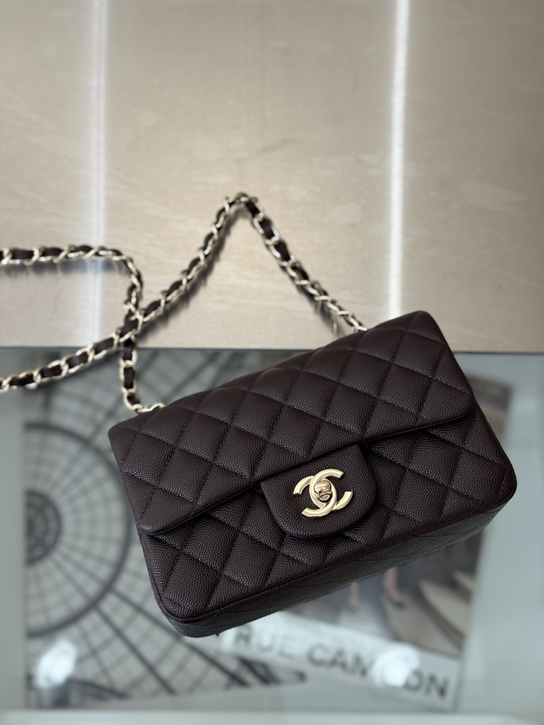 Mini Classic Flap Handbag（Black） - Mocuir