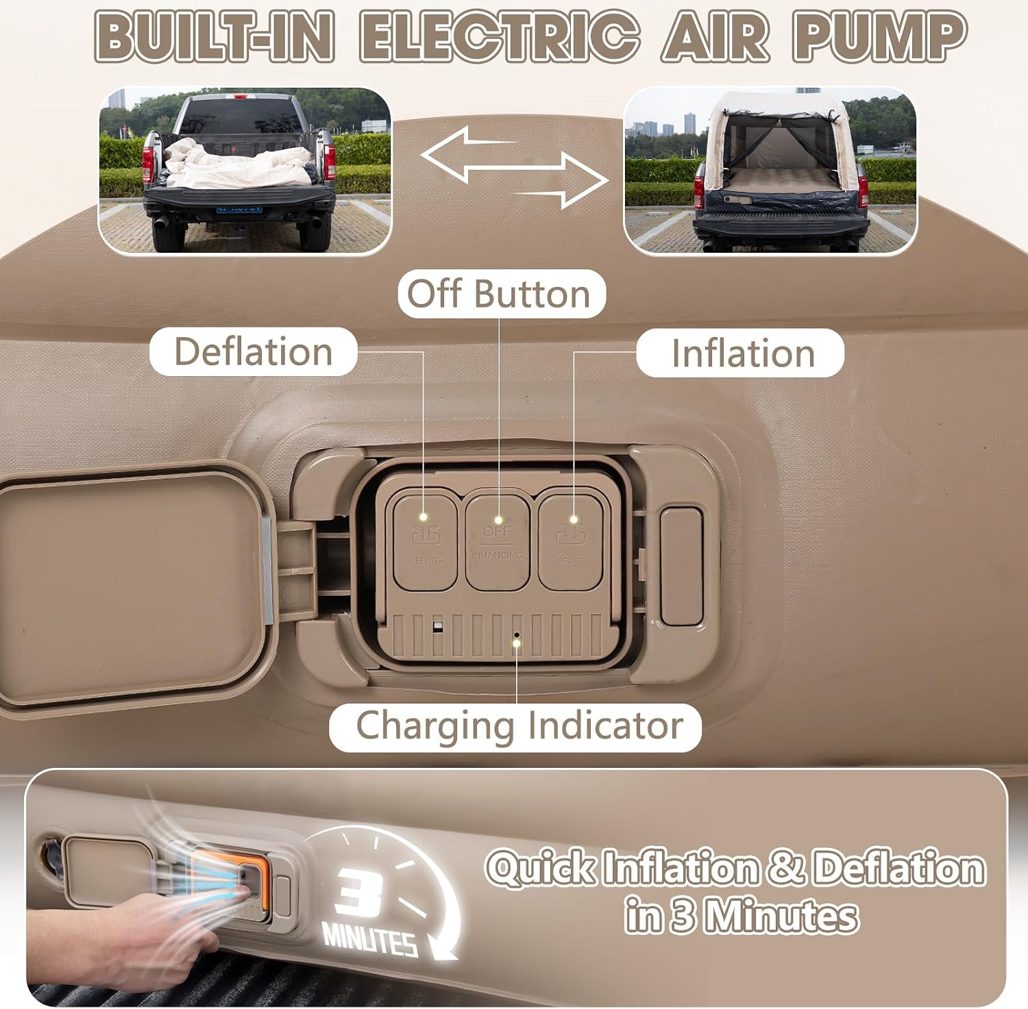 Inflatable Truck Bed Tent