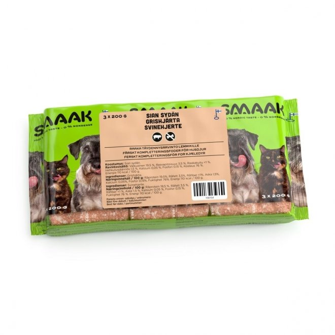 SMAAK Raw Pork heart minced meat
