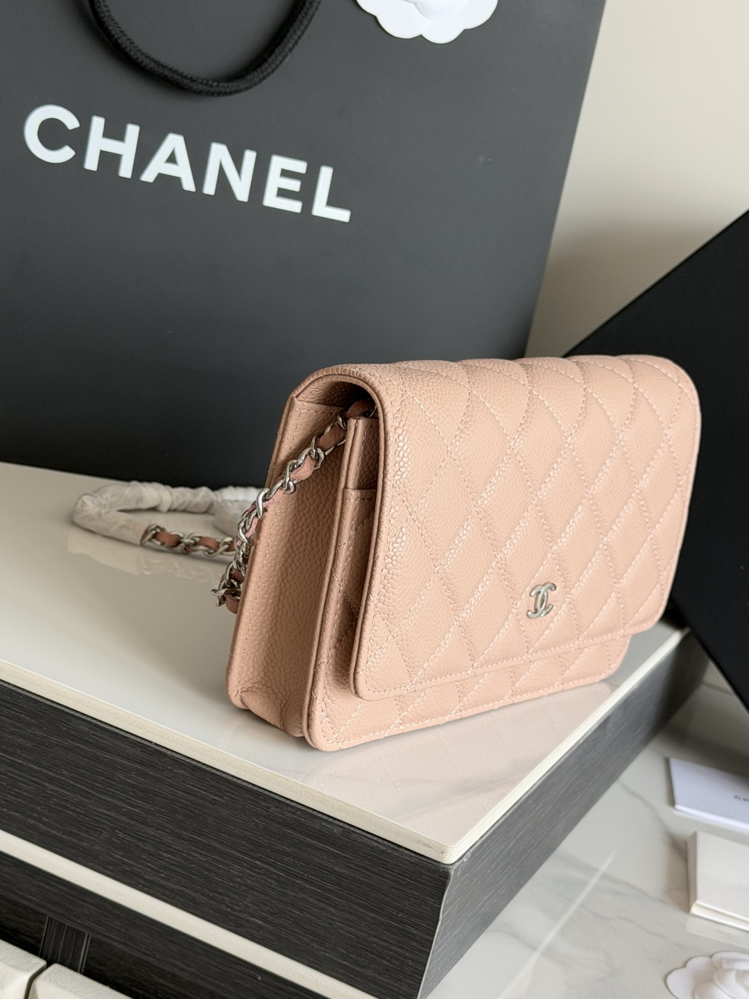 25C/26C Wallet On Chain（Nude Pink） - Mocuir