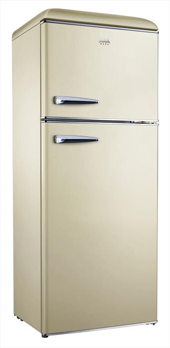 AAAMAZE - Frigorifero 2 porte AGDD280NEC0 Classe E 280 lt-Beige