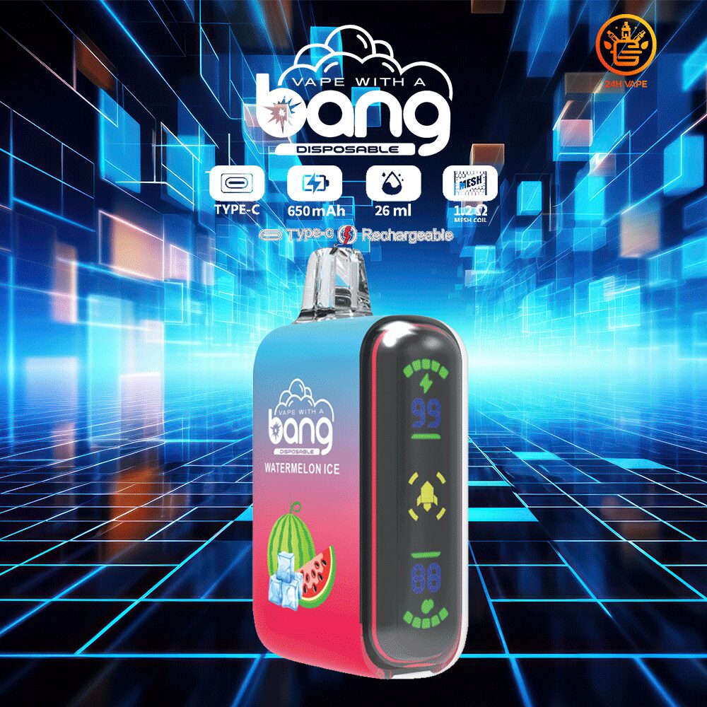 （3 pieces）Bang Rocket 18000 Puffs Dual Mesh Disposable Vape Electronic Cigarette Pod