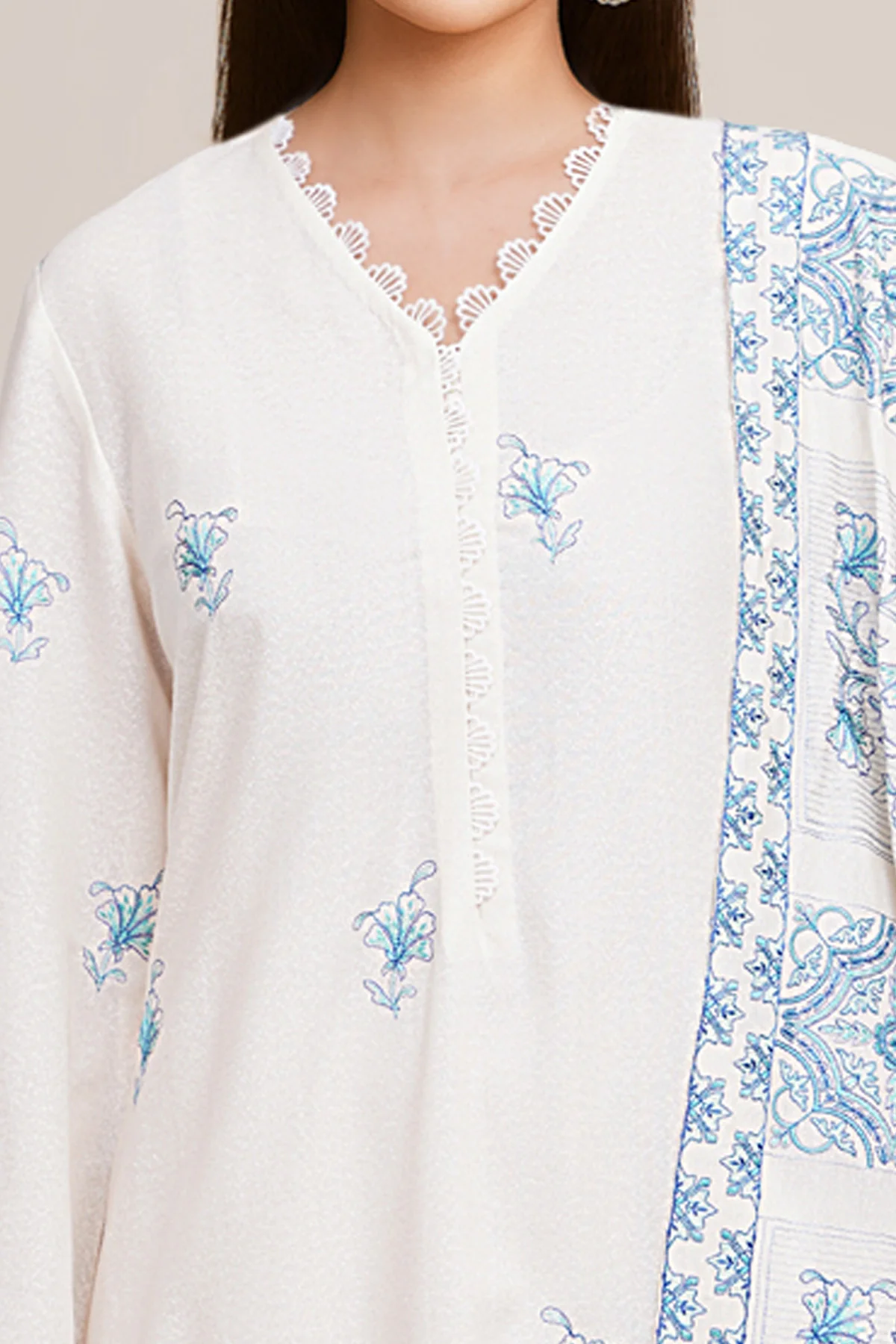 VISCOSE KARANDI  | EMBROIDERED