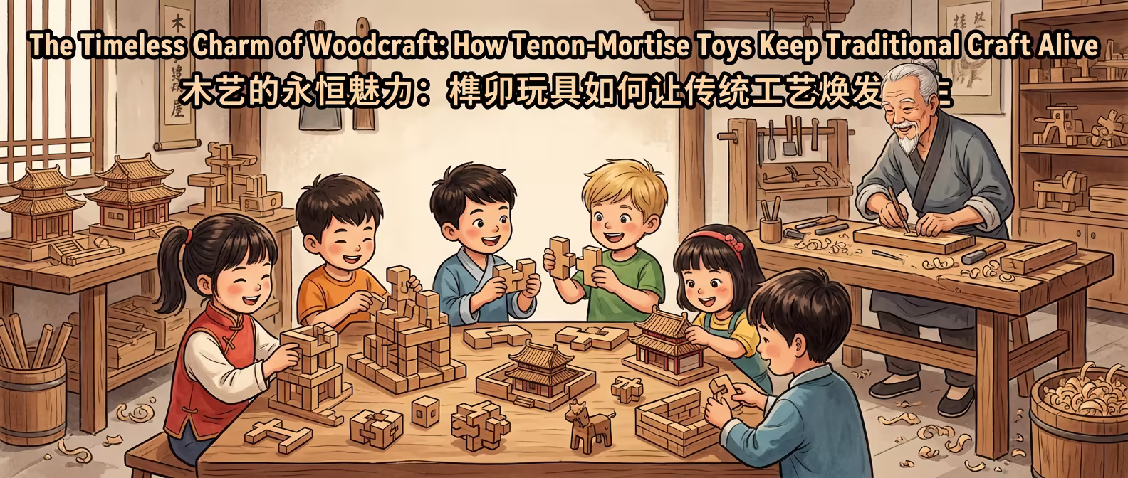 The Timeless Charm of Woodcraft: How Tenon-Mortise Toys Keep Traditional Craft Alive 木艺的永恒魅力：榫卯玩具如何让传统工艺焕发新生